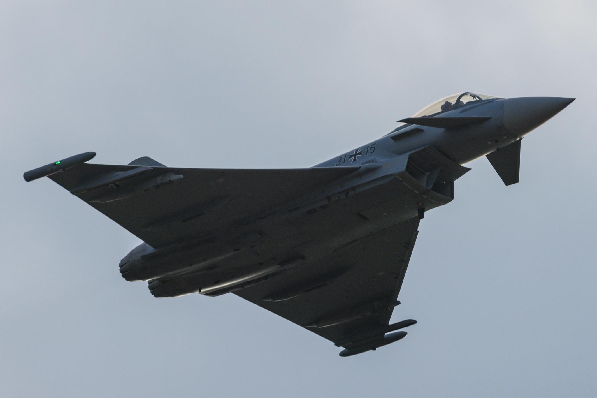 ANTIDOTUM Airshow Leszno: German Air Force (/ GAF) | Eurofighter Typhoon EF2000 EUFI | 31+15 | MSN AS0008