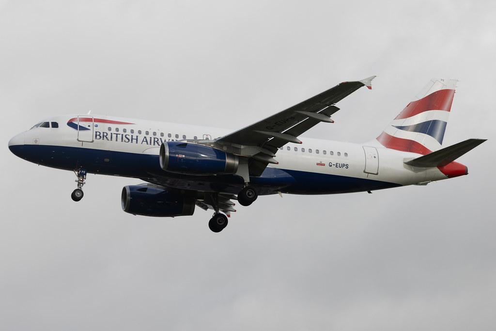 London Heathrow: British Airways (BA / BAW) | Airbus A319-131 A319 | G-EUPS | MSN 1338