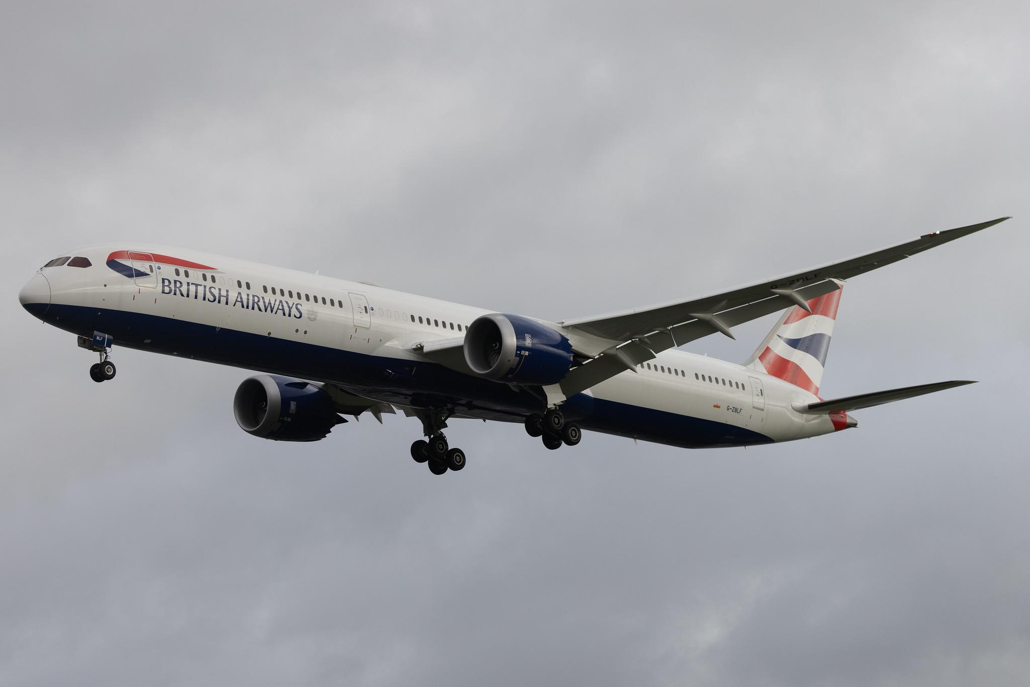 London Heathrow: British Airways (BA / BAW) | Boeing 787-10 Dreamliner B78X | G-ZBLF | MSN 60642