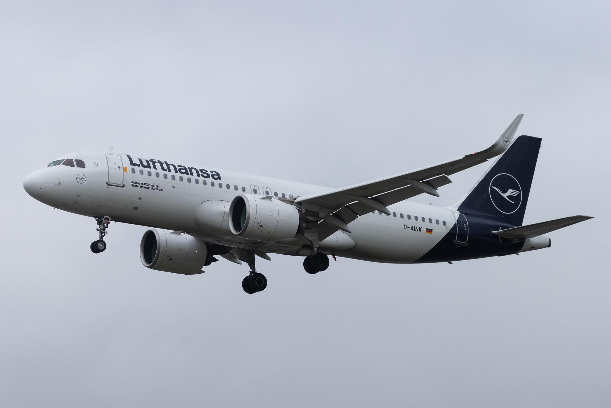 London Heathrow: Lufthansa (LH / DLH) | Airbus A320-271N A20N | D-AINK | MSN 8249