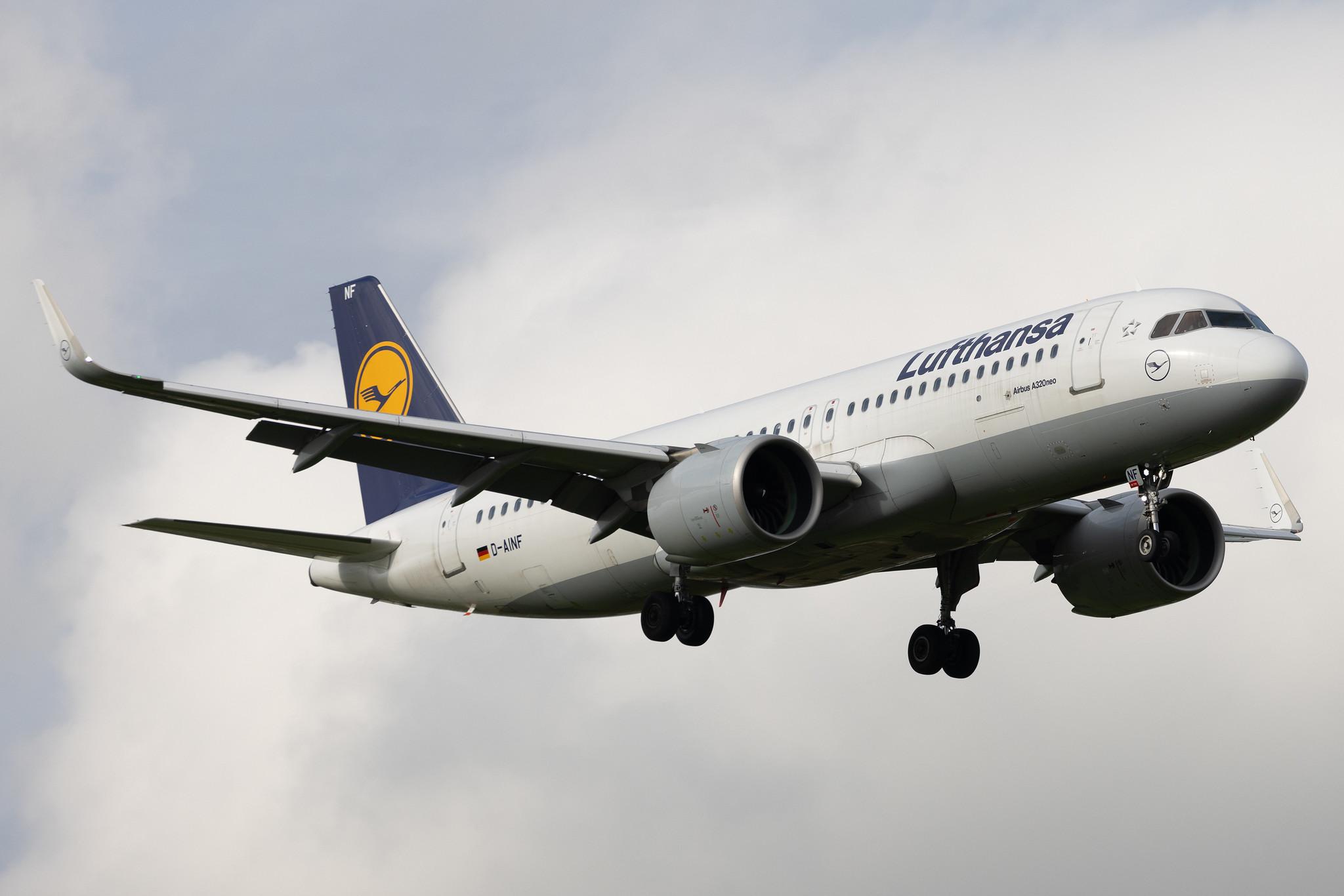 London Heathrow: Lufthansa (LH / DLH) | Airbus A320-271N A20N | D-AINF | MSN 7577