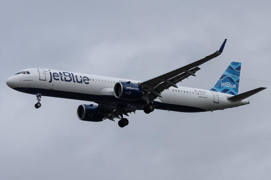 London Heathrow: JetBlue Airways (B6 / JBU) | Airbus A321-271NX A21N | N4022J | MSN 10303