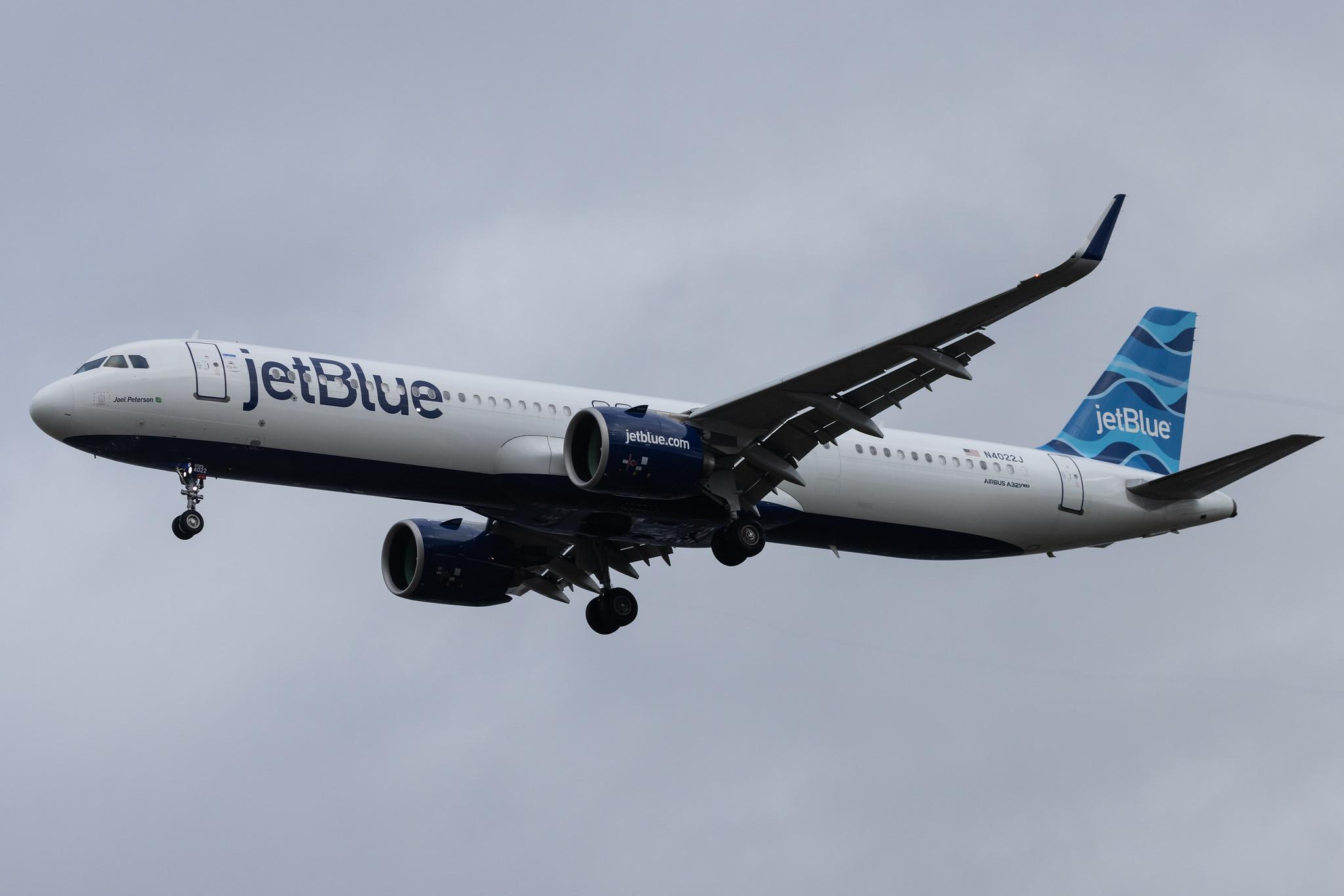 London Heathrow: JetBlue Airways (B6 / JBU) | Airbus A321-271NX A21N | N4022J | MSN 10303