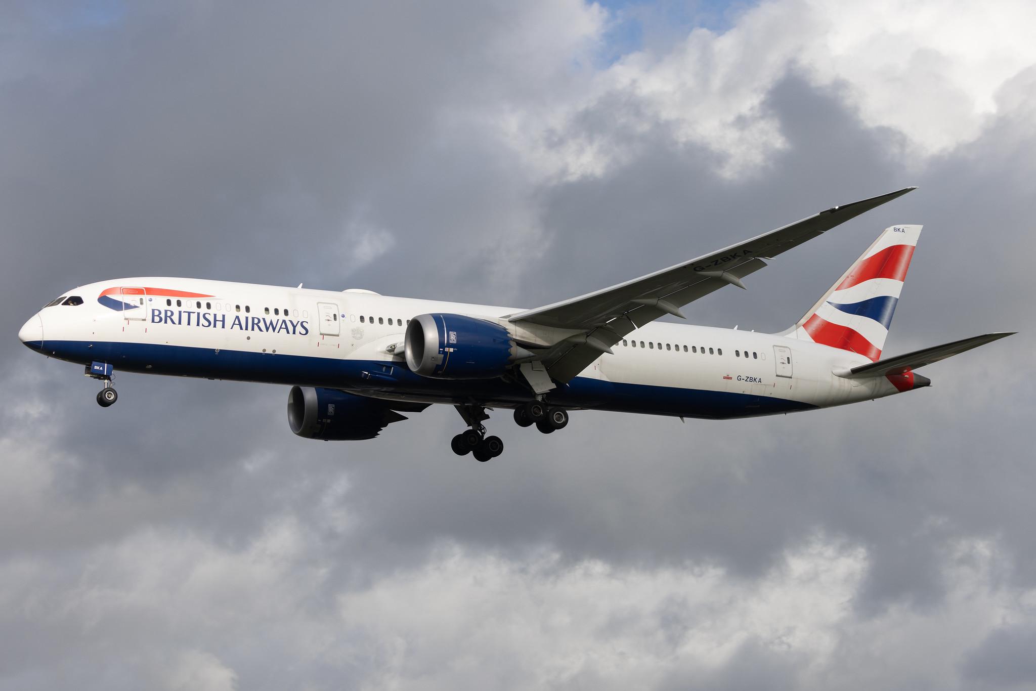 London Heathrow: British Airways (BA / BAW) | Boeing 787-9 Dreamliner B789 | G-ZBKA | MSN 38616