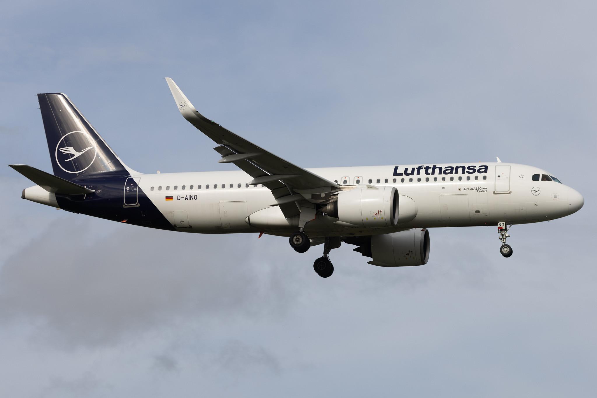 London Heathrow: Lufthansa (LH / DLH) | Airbus A320-271N A20N | D-AINO | MSN 8559