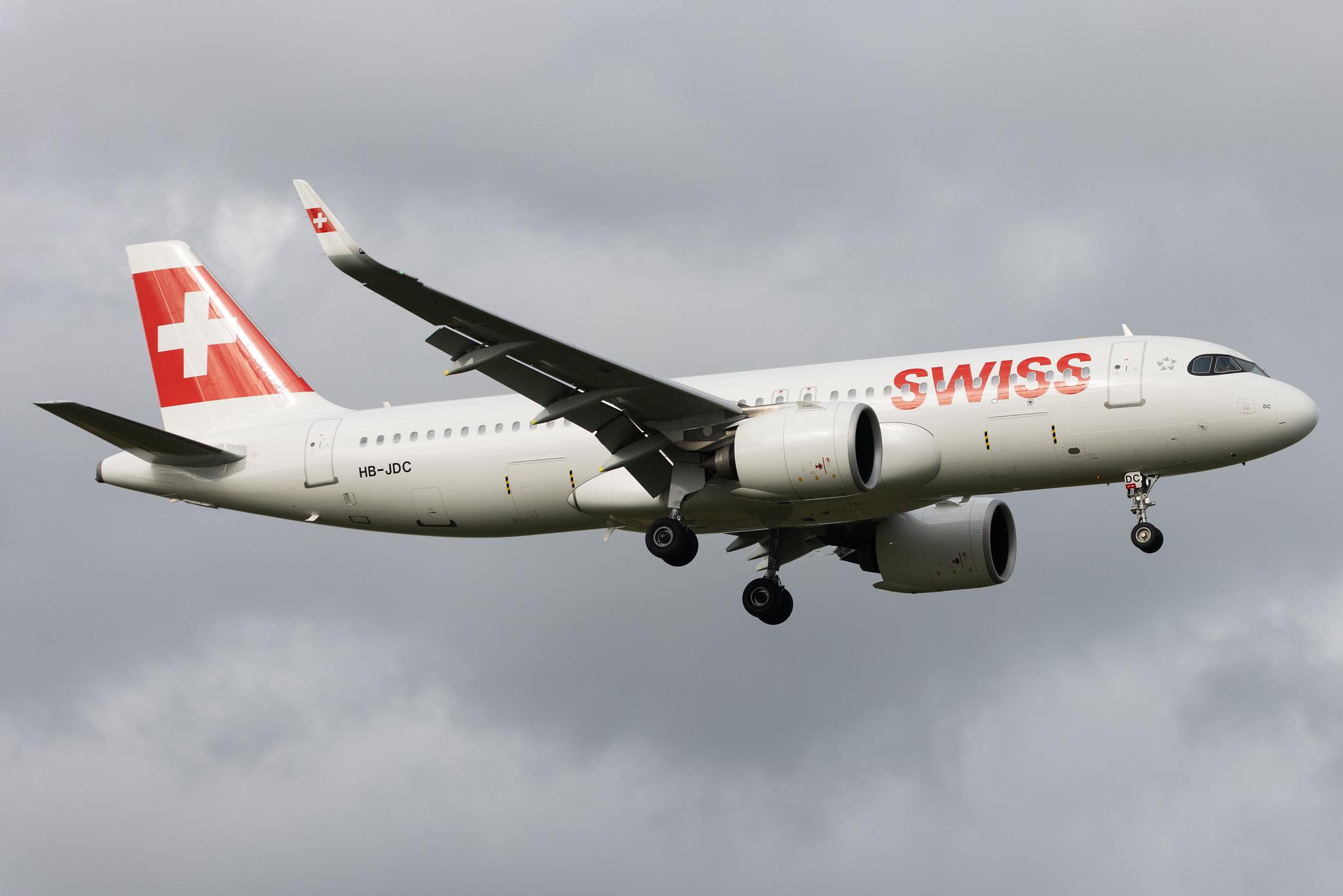 London Heathrow: Swiss (LX / SWR) | Airbus A320-271N A20N | HB-JDC | MSN 10242