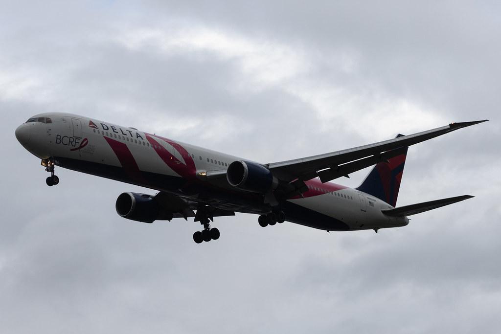 London Heathrow: Delta Air Lines (DL / DAL) | Livery: BCRF Livery | Boeing 767-432(ER) B764 | N845MH | MSN 29719