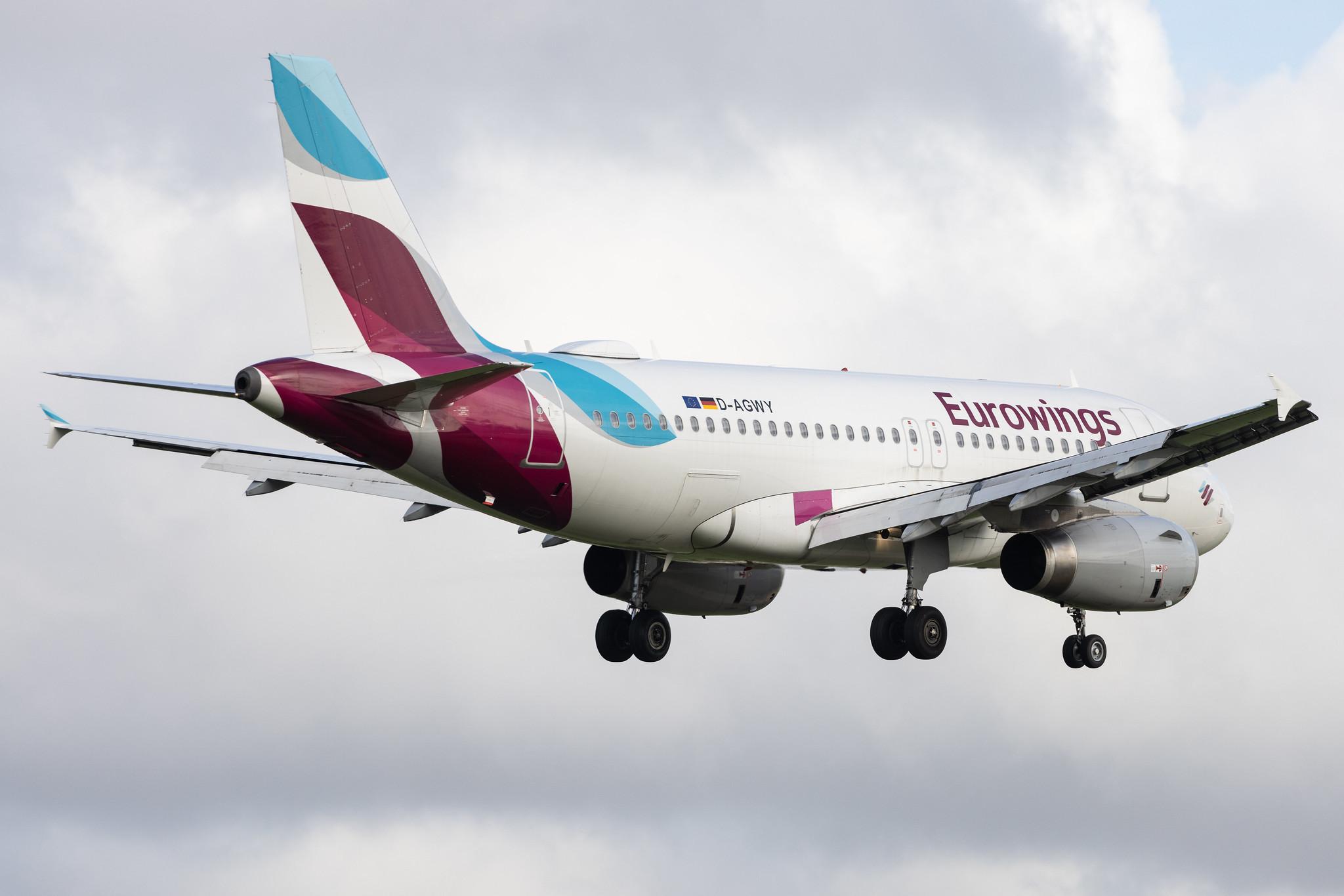 London Heathrow: Eurowings (EW / EWG) | Airbus A319-132 A319 | D-AGWY | MSN 5941