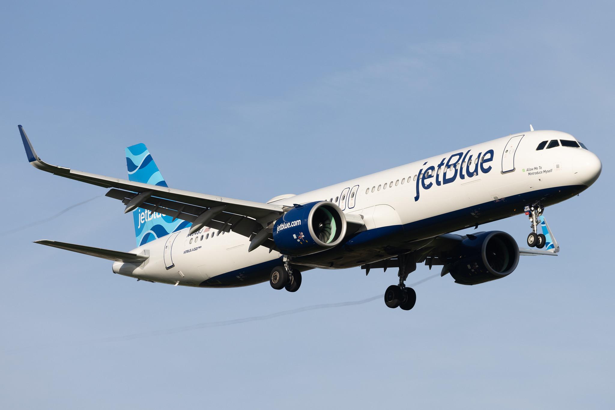 London Heathrow: JetBlue Airways (B6 / JBU) | Airbus A321-271NX A21N | N4048J | MSN 10446