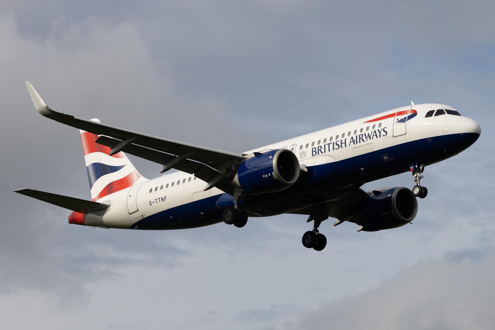 London Heathrow: British Airways (BA / BAW) | Airbus A320-251N A20N | G-TTNF | MSN 8408
