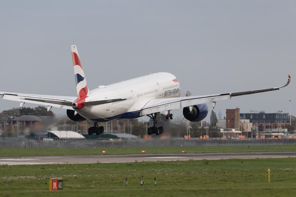 London Heathrow: British Airways (BA / BAW) | Airbus A350-1041 A35K | G-XWBF | MSN 402