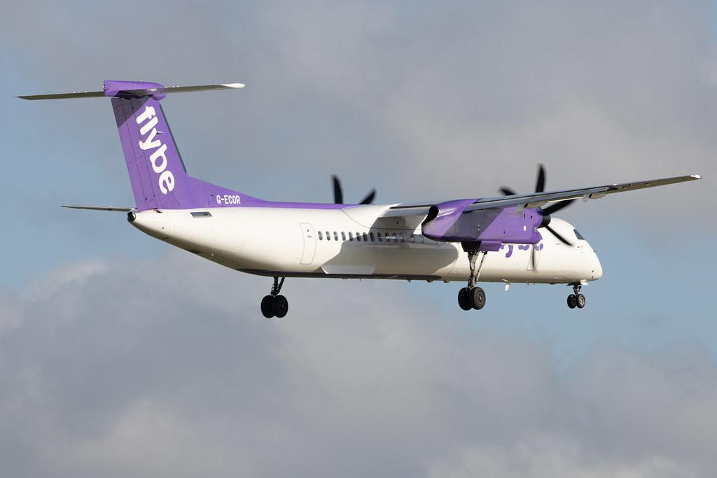 London Heathrow: Flybe (BE / BEE) | De Havilland Canada Dash 8-400 DH8D | G-ECOR | MSN 4248