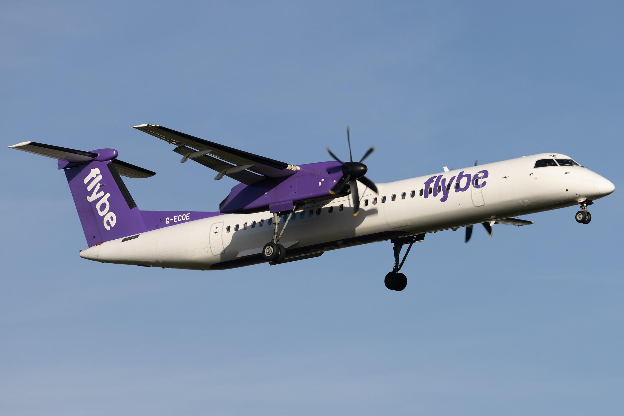 London Heathrow: Flybe (BE / BEE) | De Havilland Canada Dash 8-400 DH8D | G-ECOE | MSN 4212