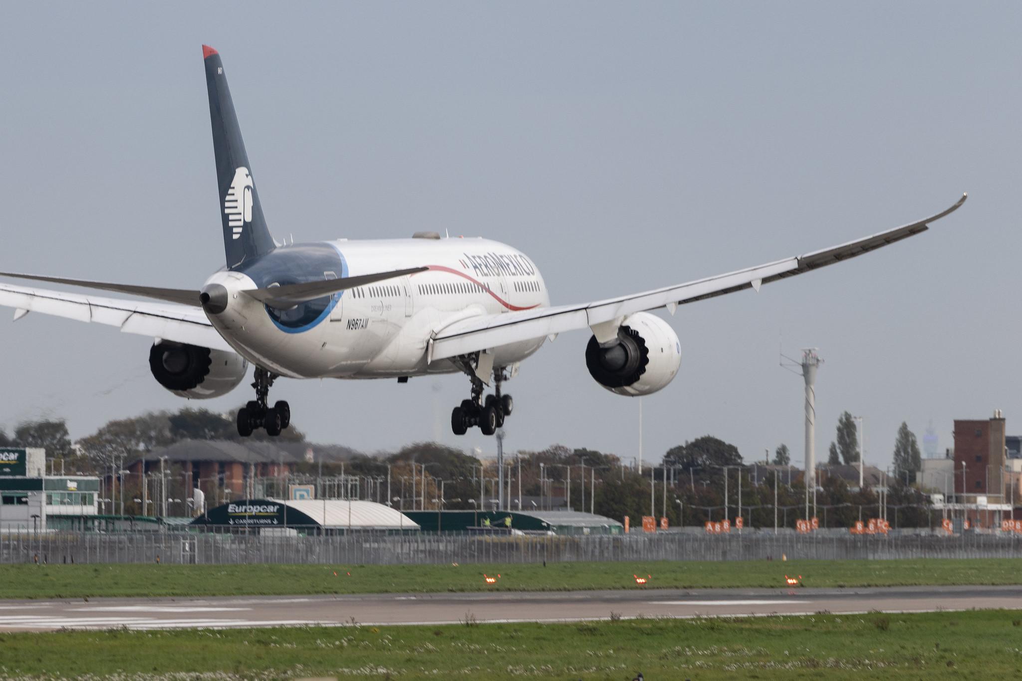 London Heathrow: Aeromexico (AM / AMX) | Boeing 787-8 Dreamliner B788 | N967AM | MSN 35312