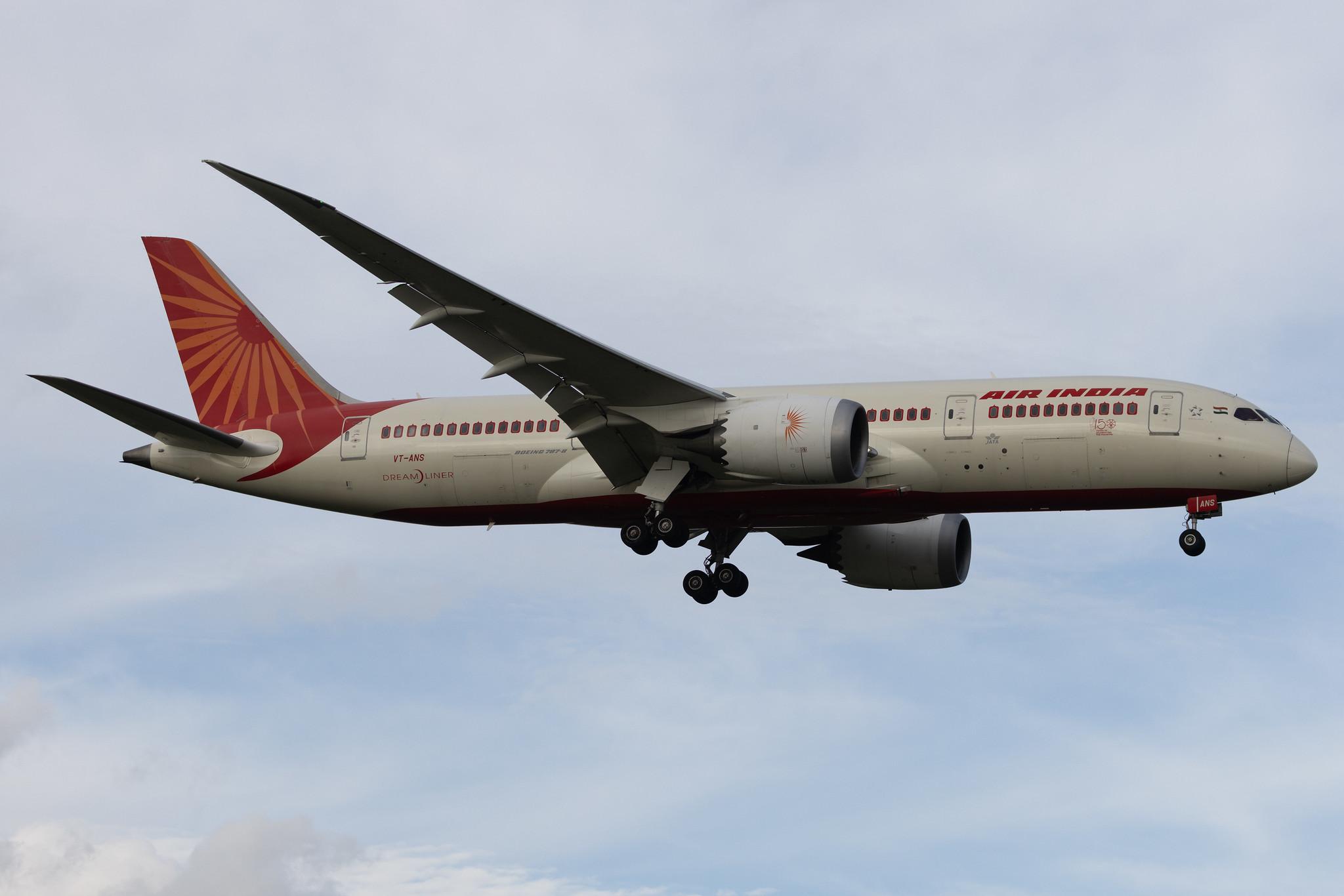 London Heathrow: Air India (AI / AIC) | Boeing 787-8 Dreamliner B788 | VT-ANS | MSN 36290