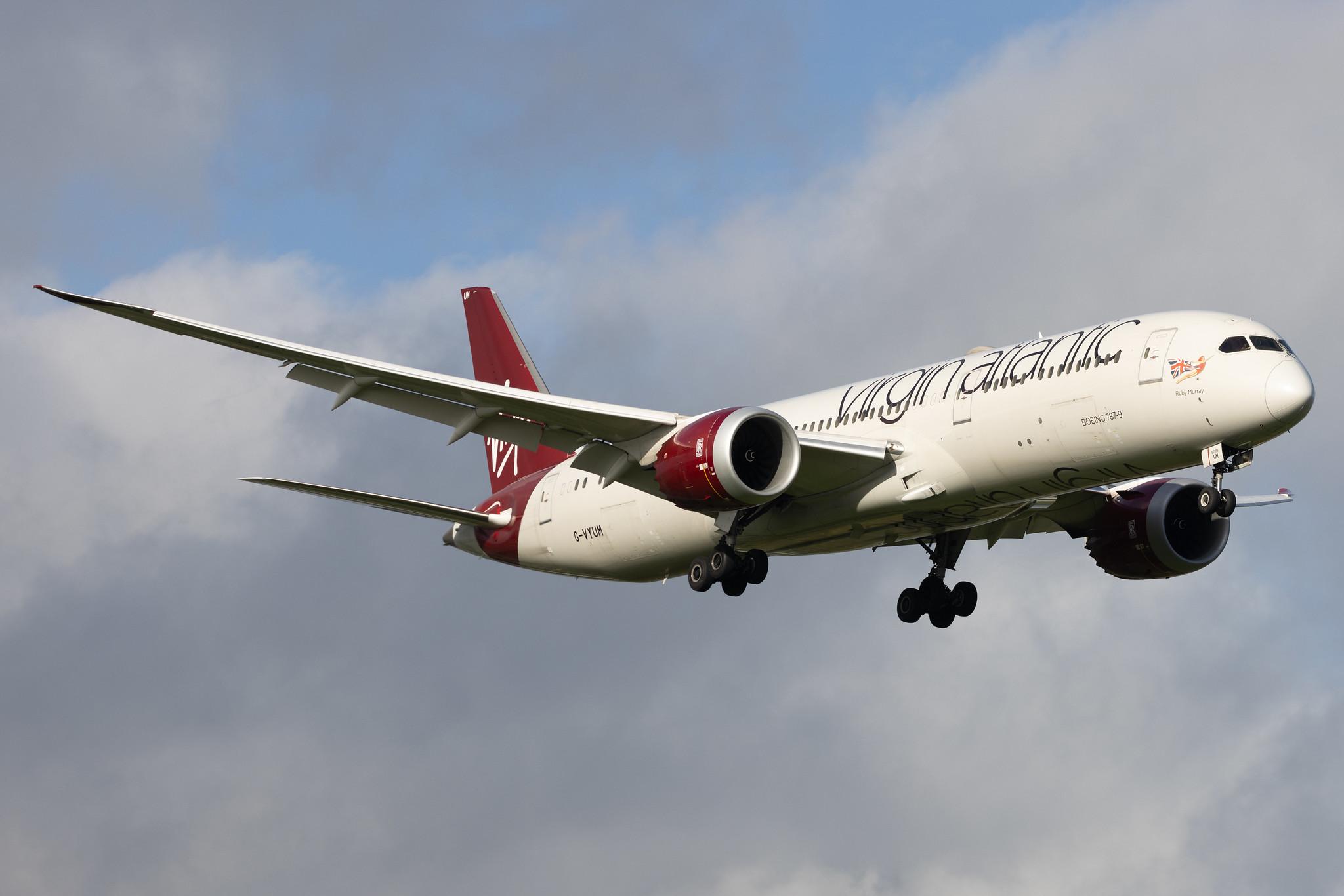 London Heathrow: Virgin Atlantic (VS / VIR) | Boeing 787-9 Dreamliner B789 | G-VYUM | MSN 37970