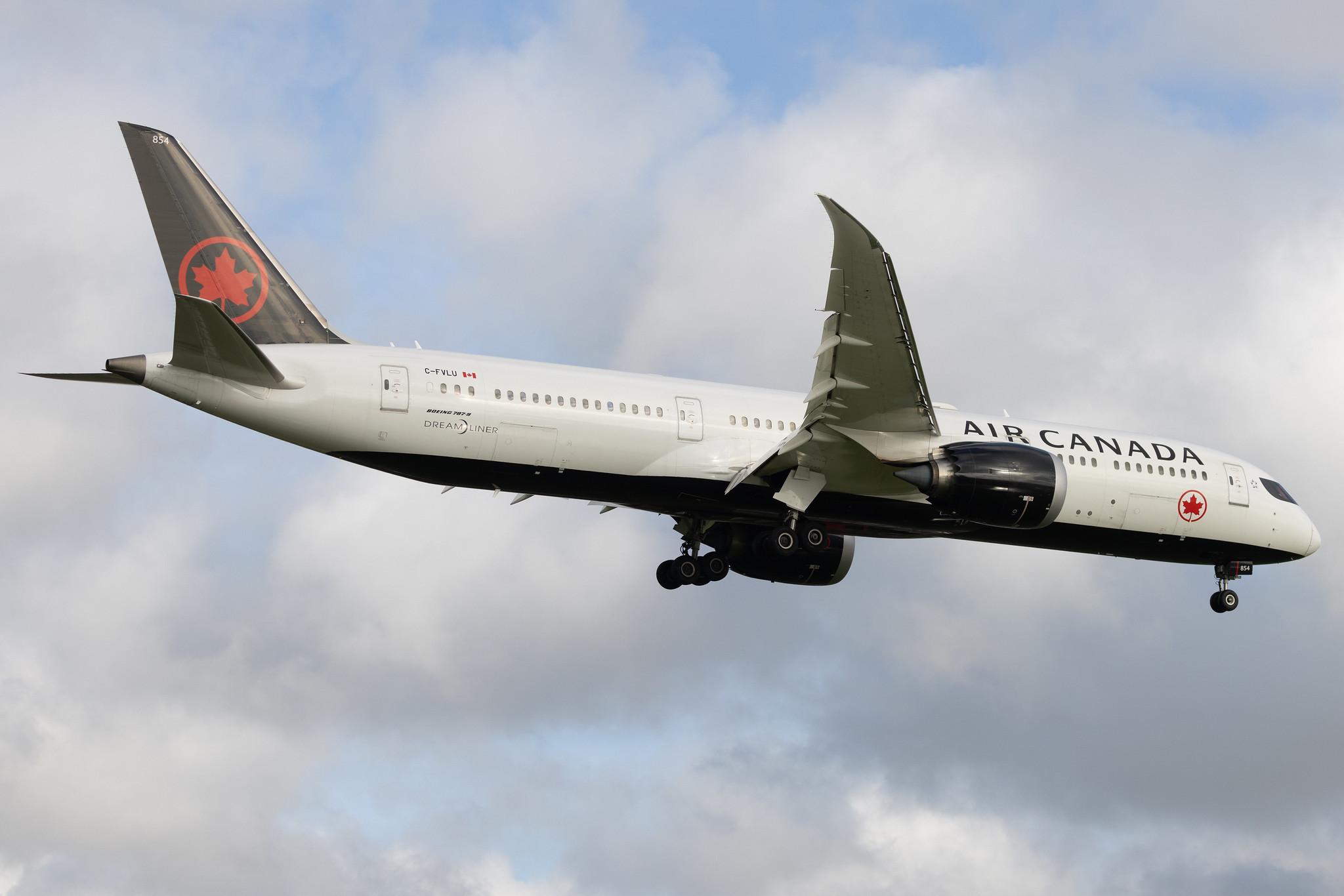London Heathrow: Air Canada (AC / ACA) | Boeing 787-9 Dreamliner B789 | C-FVLU | MSN 38360