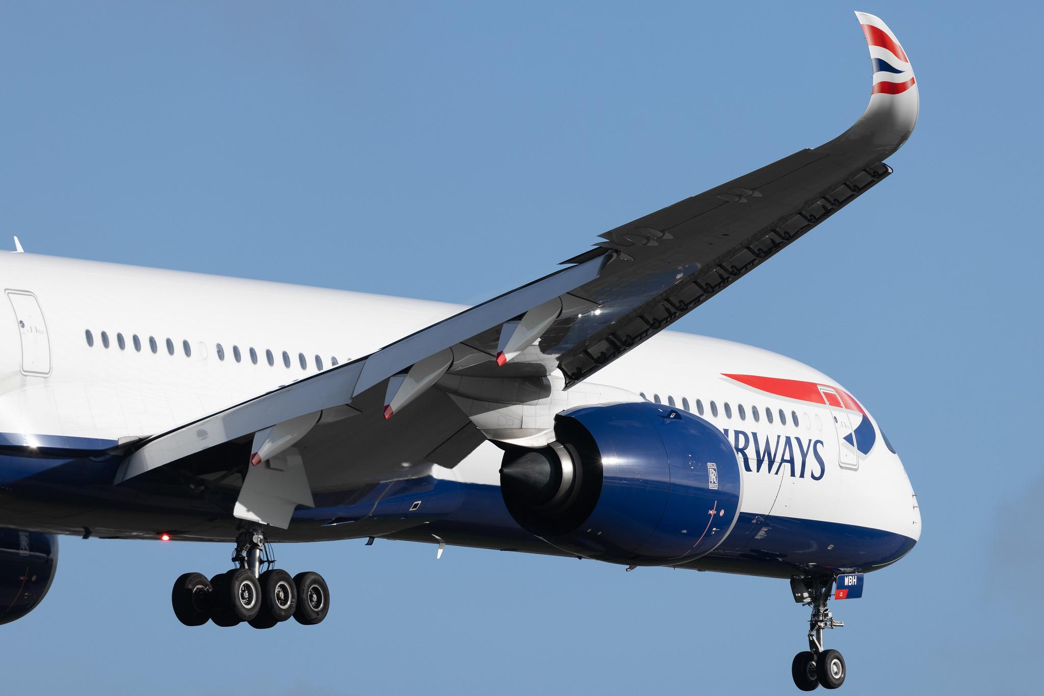 London Heathrow: British Airways (BA / BAW) | Airbus A350-1041 A35K | G-XWBH | MSN 446