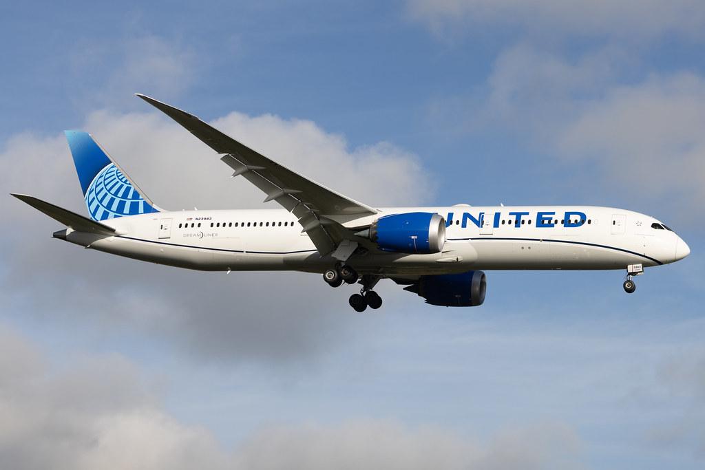 London Heathrow: United Airlines (UA / UAL) | Boeing 787-9 Dreamliner B789 | N23983 | MSN 66140