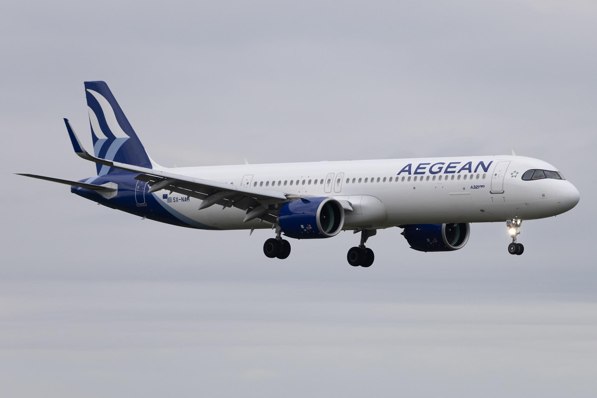 London Heathrow: Aegean Airlines (A3 / AEE) | Airbus A321-271NX A21N | SX-NAH | MSN 10844