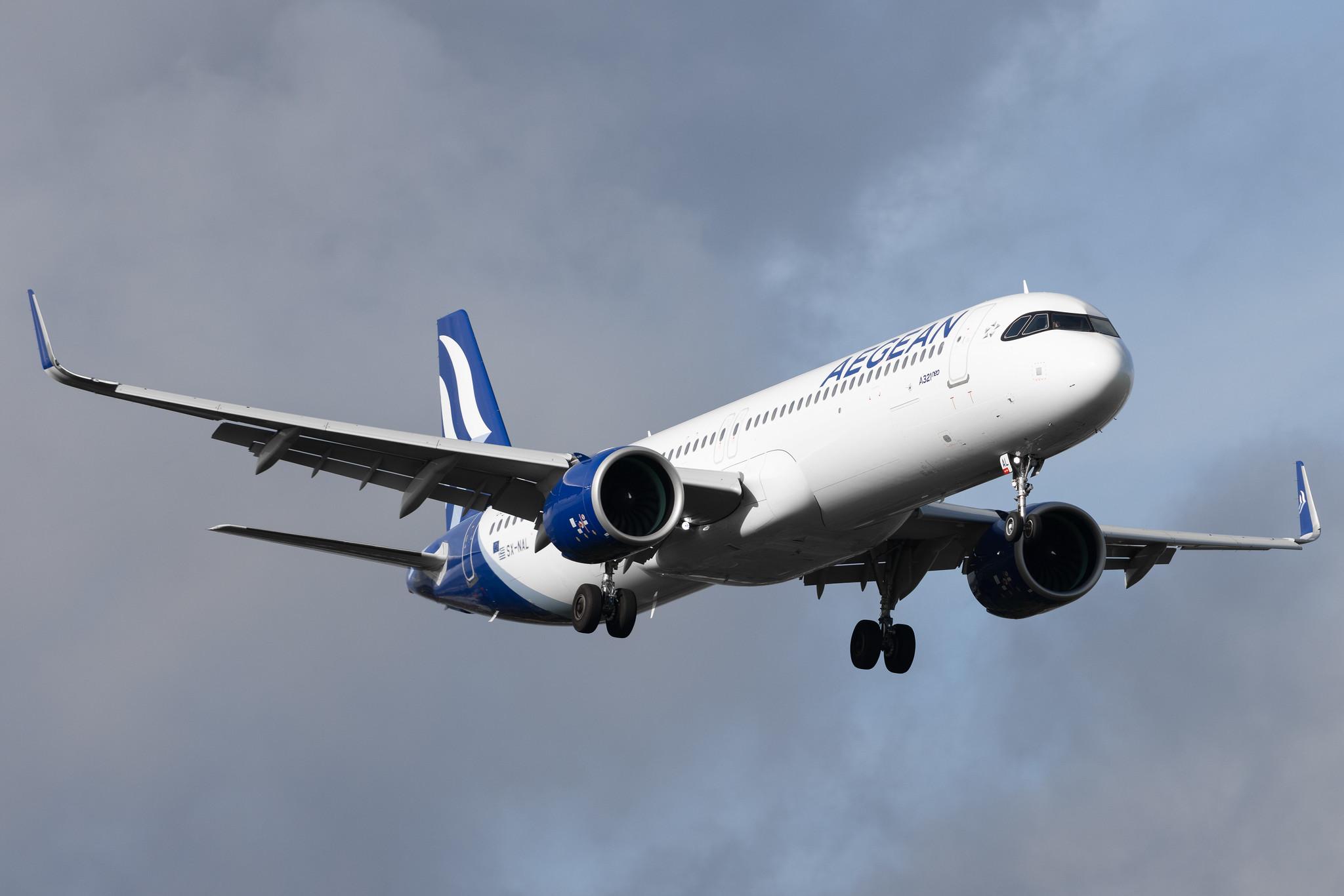 London Heathrow: Aegean Airlines (A3 / AEE) | Airbus A321-271NX A21N | SX-NAL | MSN 10967