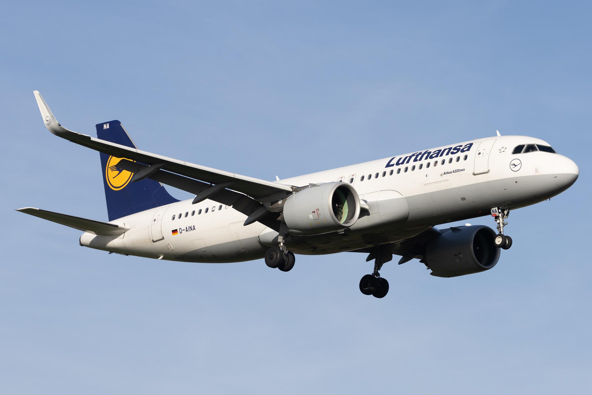 London Heathrow: Lufthansa (LH / DLH) | Airbus A320-271N A20N | D-AINA | MSN 6801