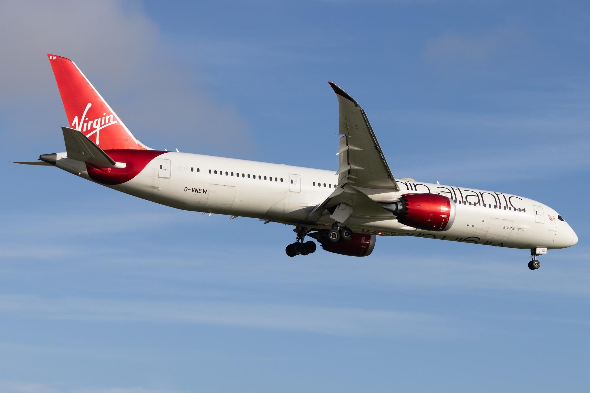 London Heathrow: Virgin Atlantic (VS / VIR) | Boeing 787-9 Dreamliner B789 | G-VNEW | MSN 40956