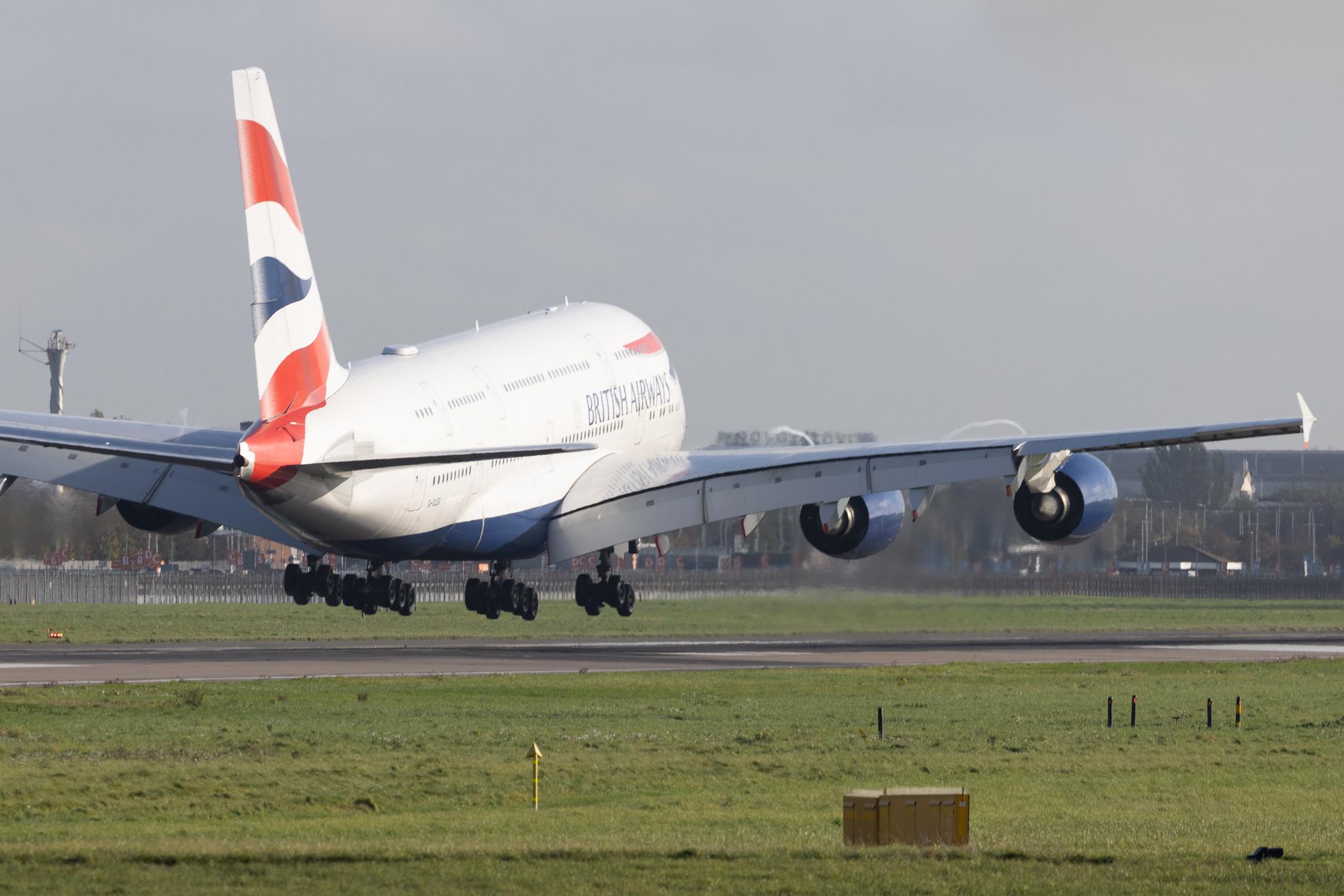 London Heathrow: British Airways (BA / BAW) | Airbus A380-841 A388 | G-XLEG | MSN 161