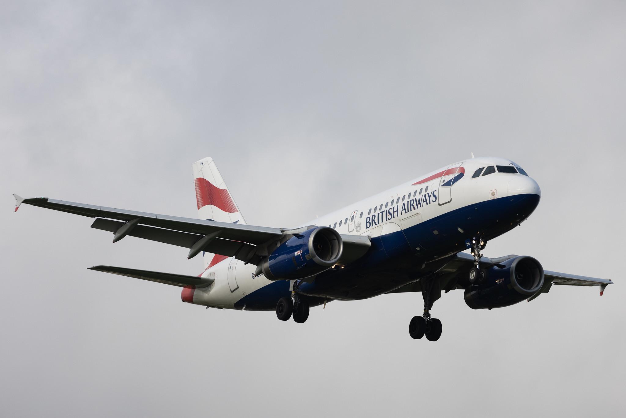 London Heathrow: British Airways (BA / BAW) | Airbus A319-131 A319 | G-EUPN | MSN 1261