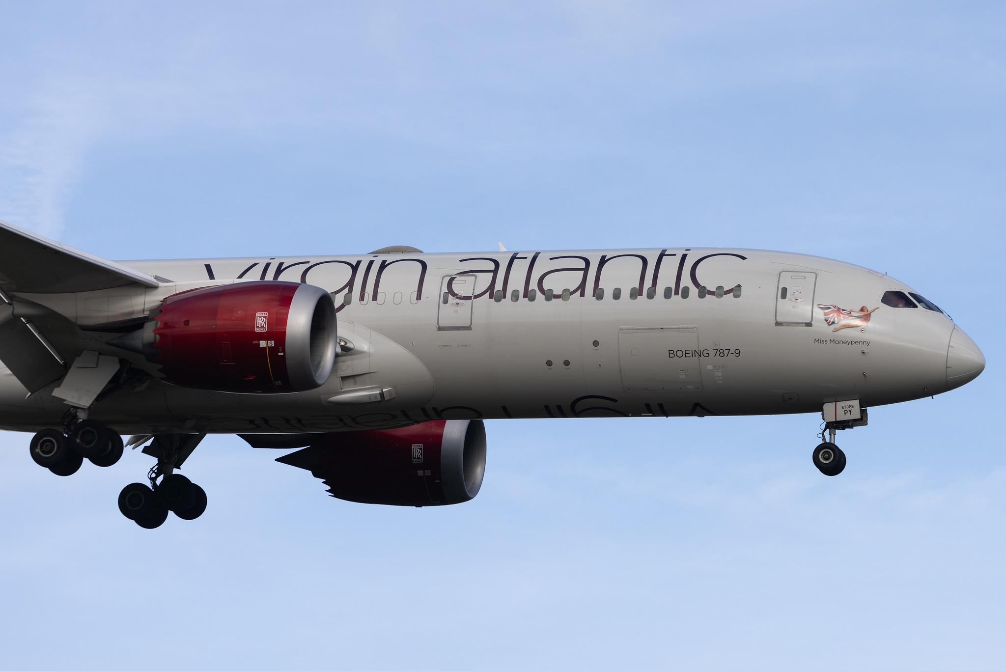 London Heathrow: Virgin Atlantic (VS / VIR) | Boeing 787-9 Dreamliner B789 | G-VSPY | MSN 37973