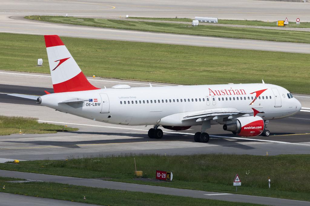 Flughafen Zürich: Austrian Airlines (OS / AUA) | Airbus A320-214 A320 | OE-LBW | MSN 1678