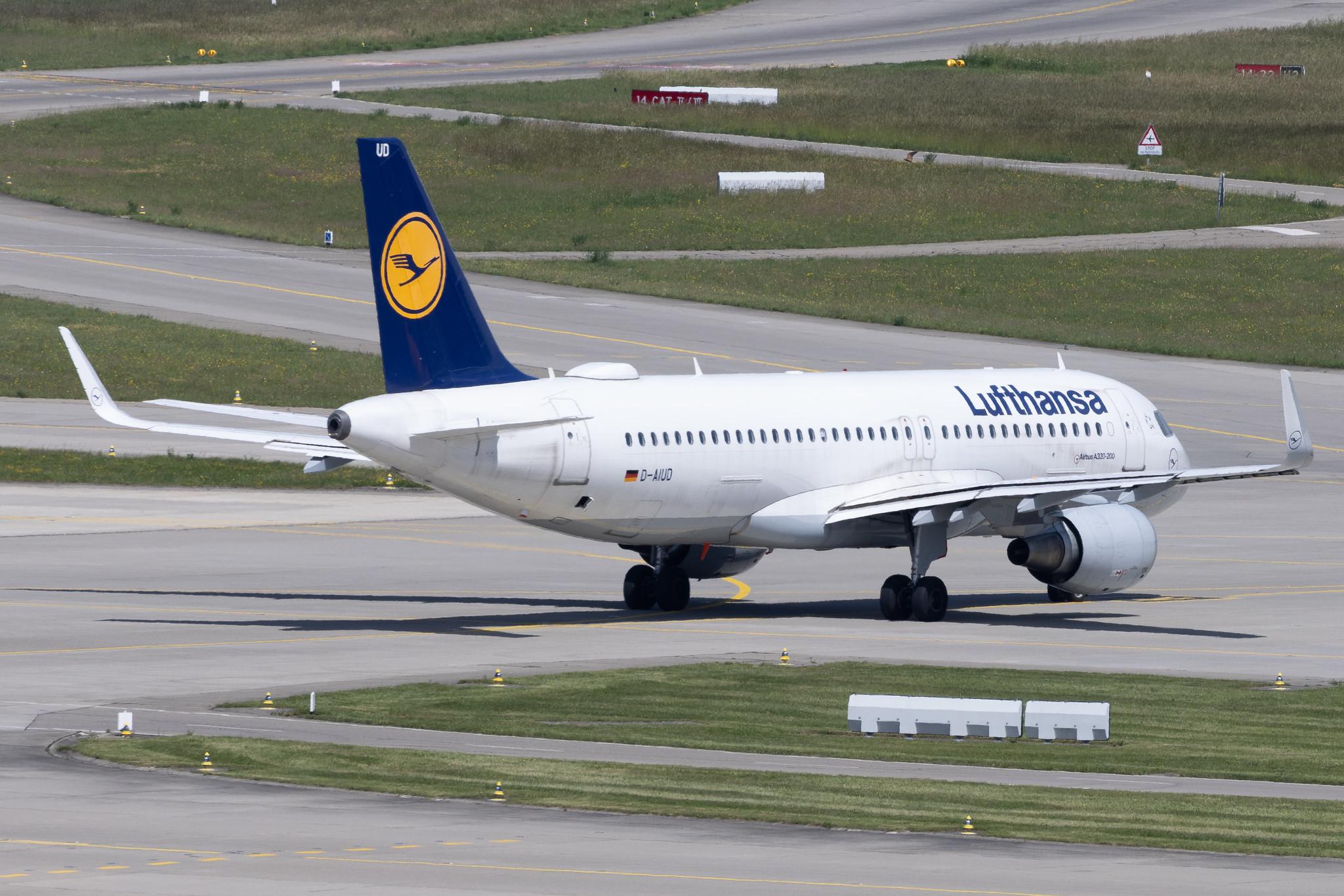 Flughafen Zürich: Lufthansa (LH / DLH) | Airbus A320-214 A320 | D-AIUD | MSN 6033