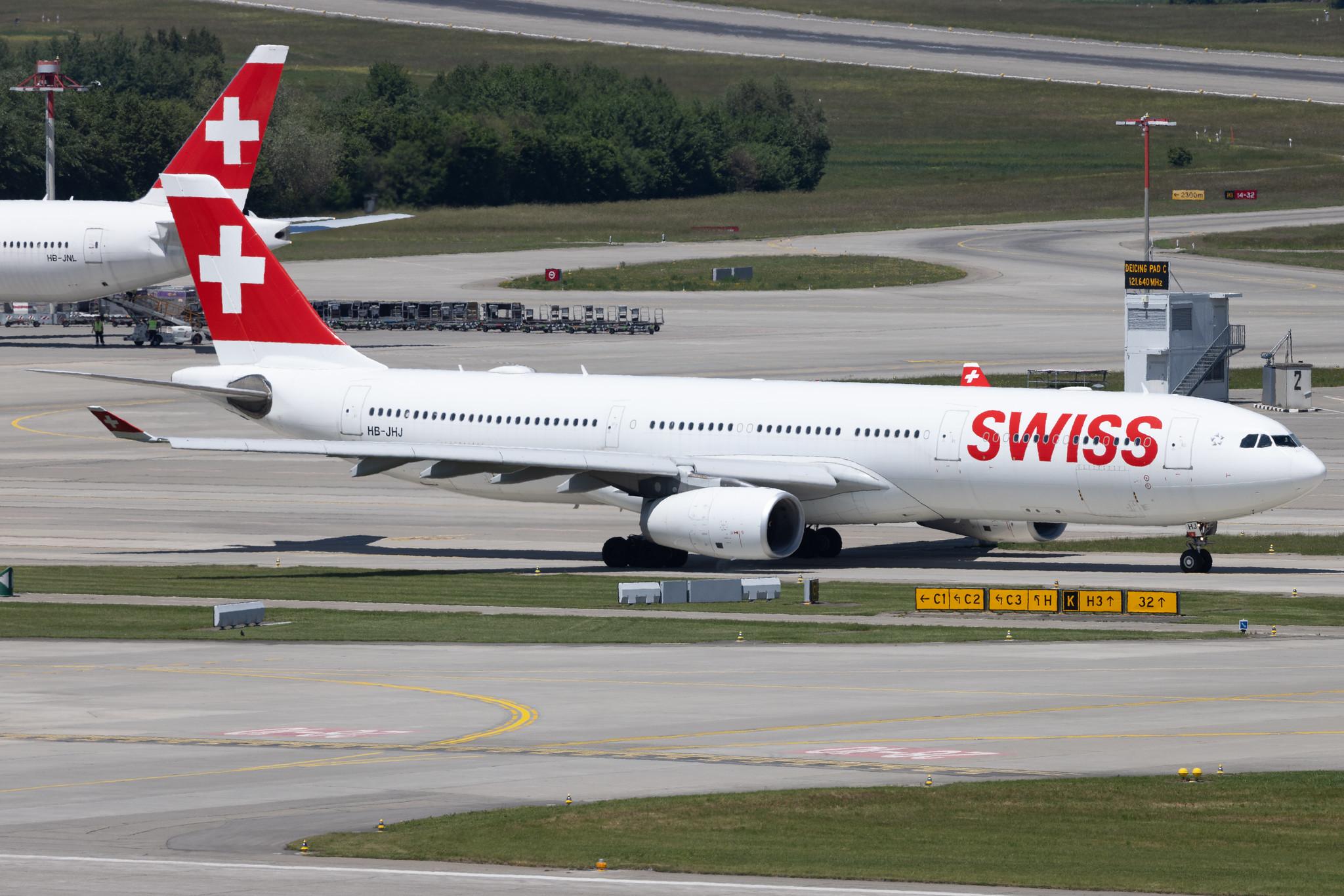 Flughafen Zürich: Swiss (LX / SWR) | Airbus A330-343 A333 | HB-JHJ | MSN 1188