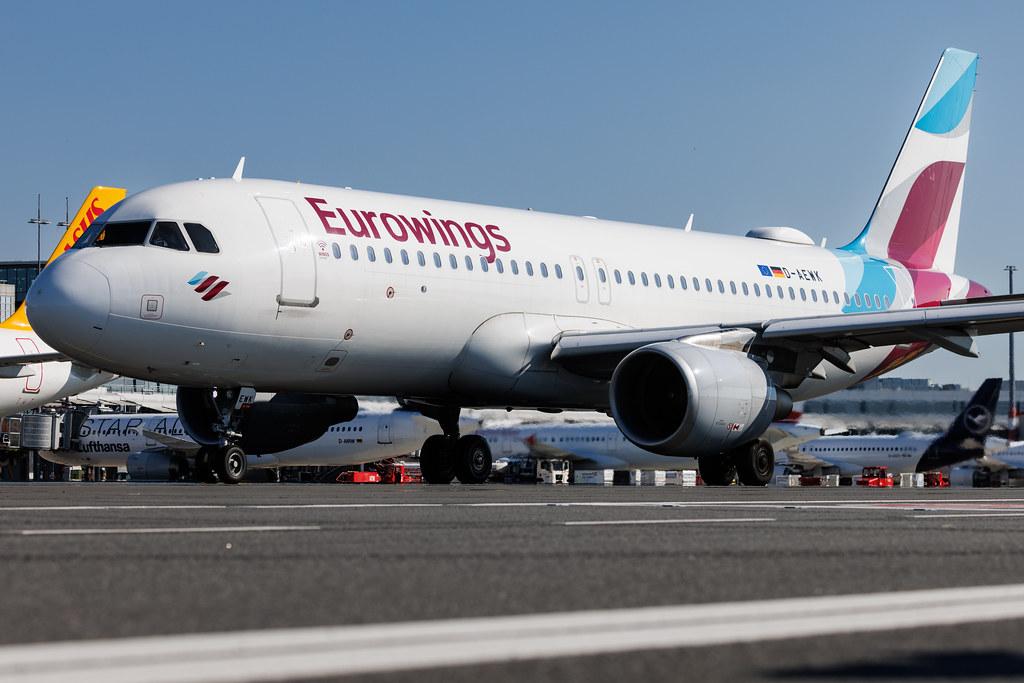 Hamburg Airport: Eurowings (EW / EWG) | Airbus A320-214 A320 | D-AEWK | MSN 7261