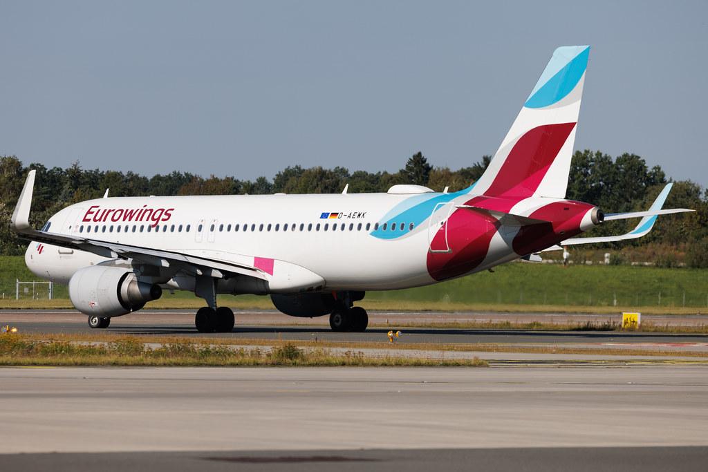 Hamburg Airport: Eurowings (EW / EWG) | Airbus A320-214 A320 | D-AEWK | MSN 7261