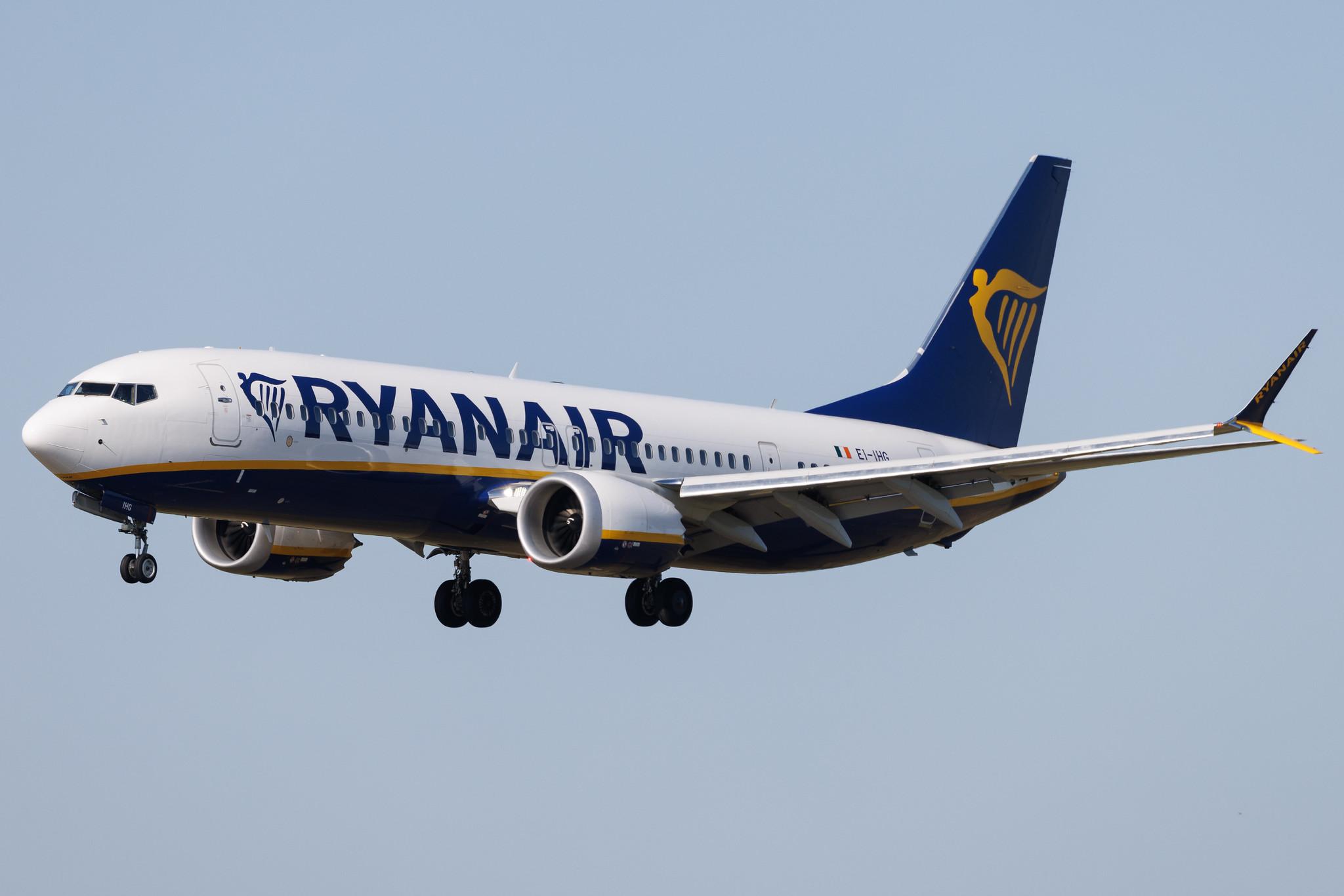 Hamburg Airport: Ryanair (FR / RYR) | Boeing 737 MAX 8-200 B38M | EI-IHG | MSN 67080