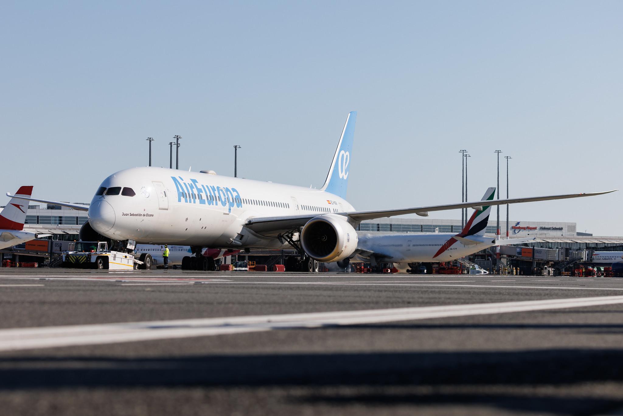 Hamburg Airport: Air Europa (UX / AEA) | Boeing 787-9 Dreamliner B789 | EC-NGN | MSN 62518