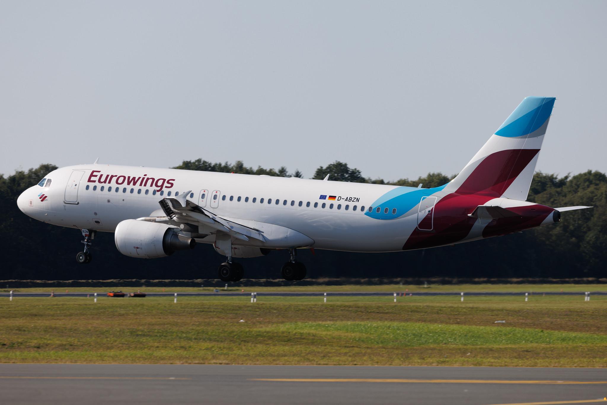 Hamburg Airport: Eurowings (EW / EWG) | Airbus A320-216 A320 | D-ABZN | MSN 3080