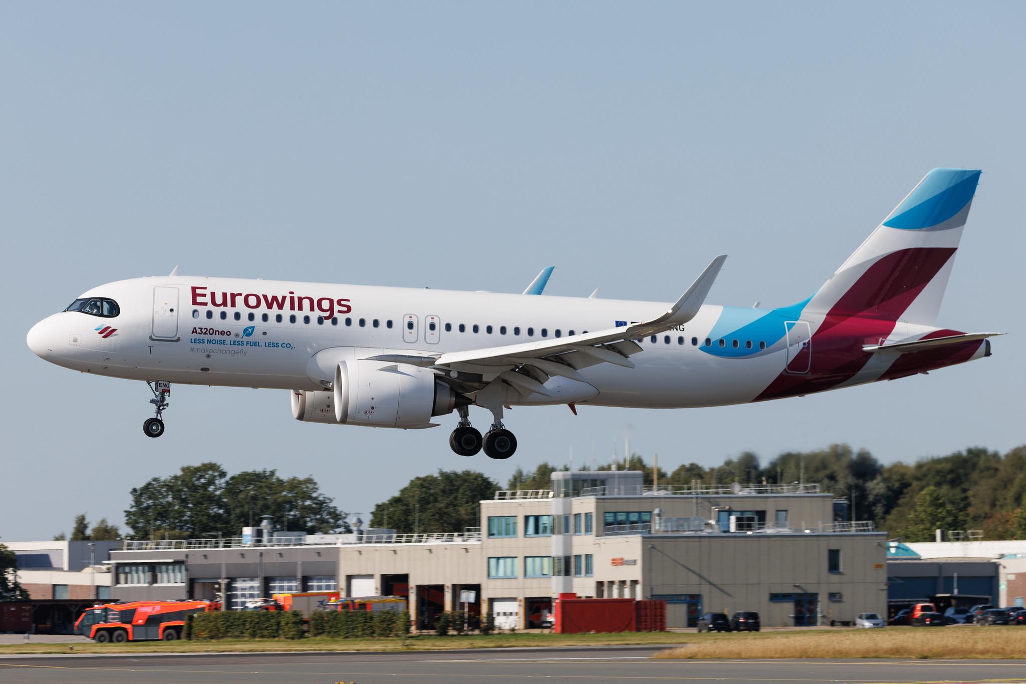 Hamburg Airport: Eurowings (EW / EWG) | Airbus A320-251N A20N | D-AENG | MSN 10970