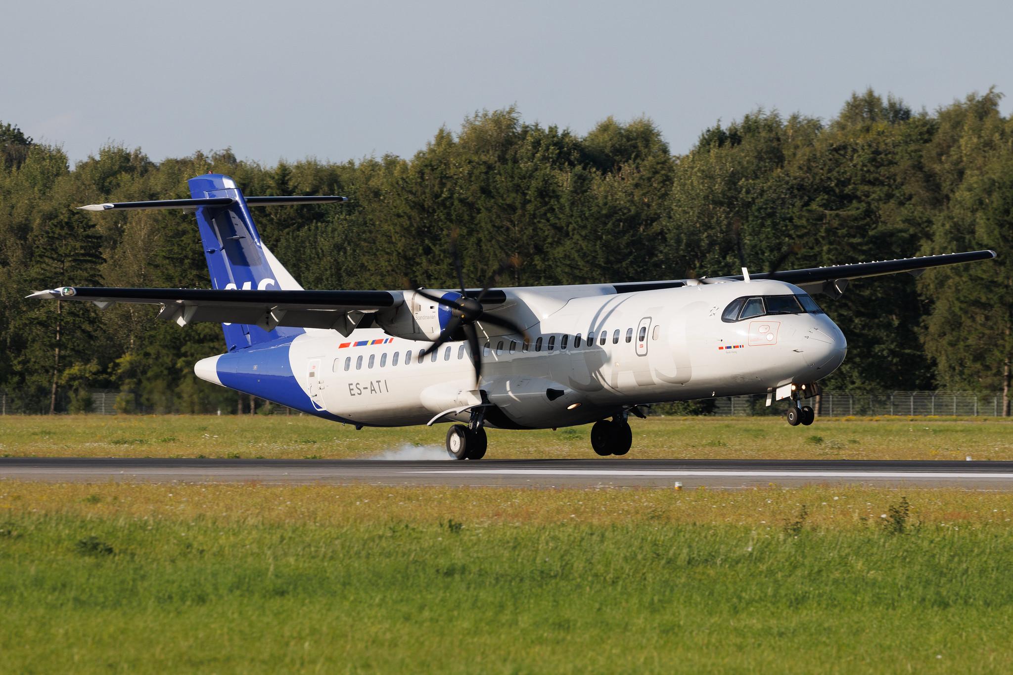 Hamburg Airport: SAS (SK / SAS) | Operator: Xfly | ATR 72-600 AT76 | ES-ATI | MSN 1075
