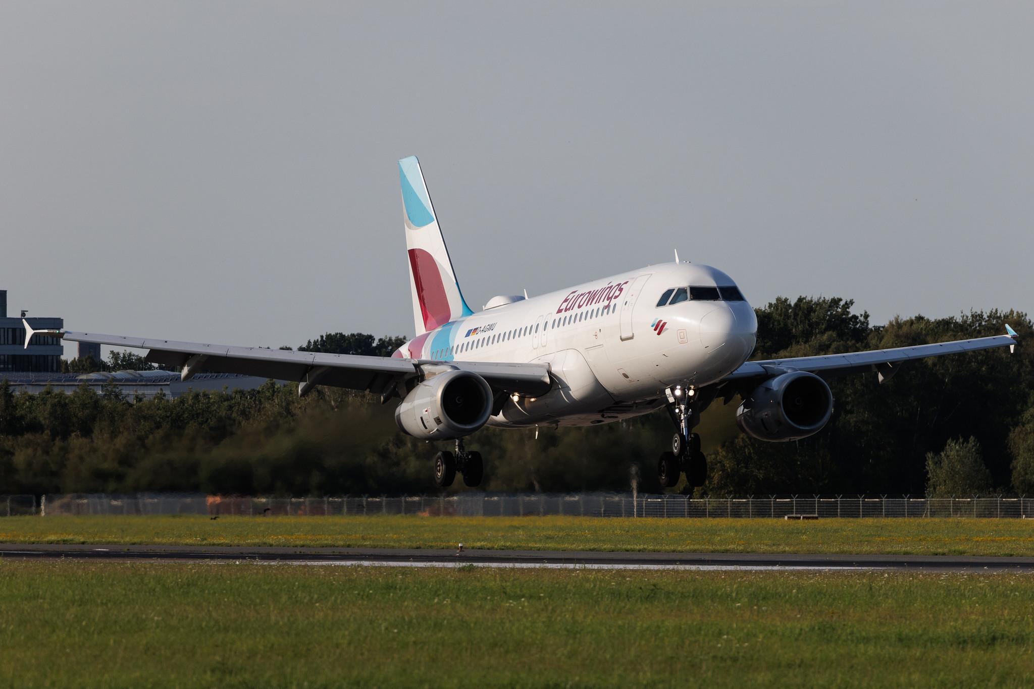 Hamburg Airport: Eurowings (EW / EWG) | Airbus A319-132 A319 | D-AGWU | MSN 5457