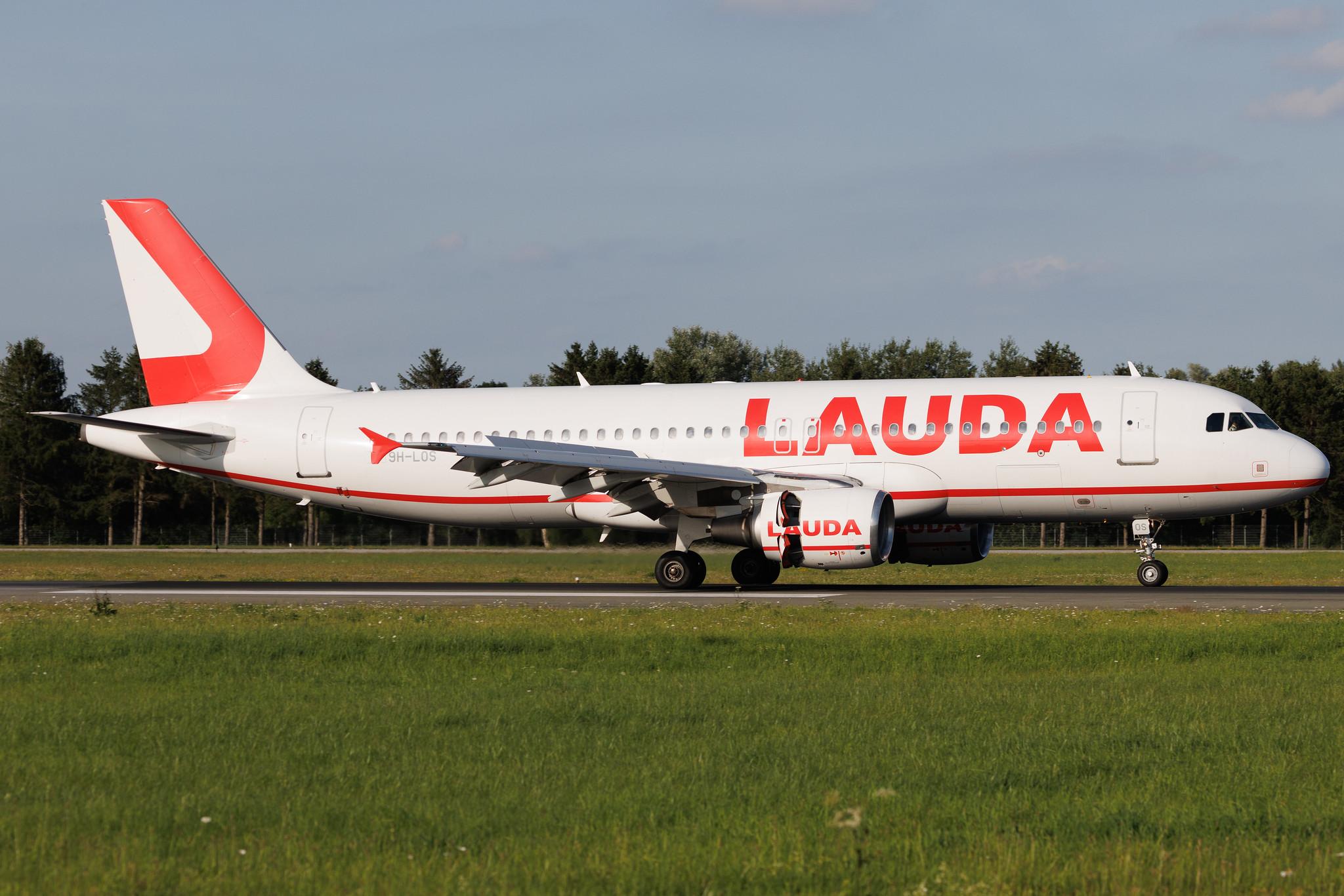 Hamburg Airport: Lauda Europe (LW / LDA) | Airbus A320-214 A320 | 9H-LOS | MSN 03153