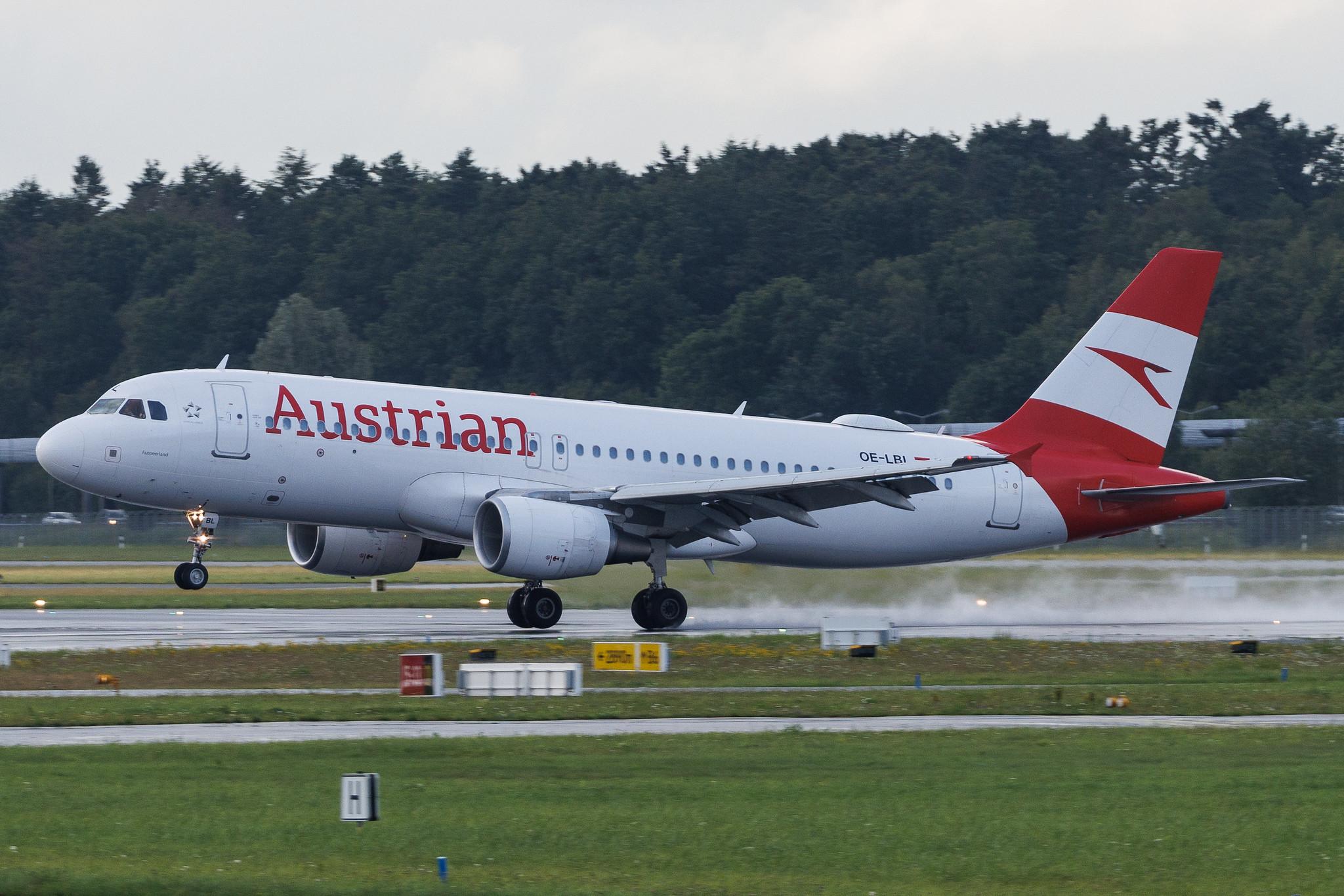 Hamburg Airport: Austrian Airlines (OS / AUA) | Airbus A320-214 A320 | OE-LBL | MSN 2009
