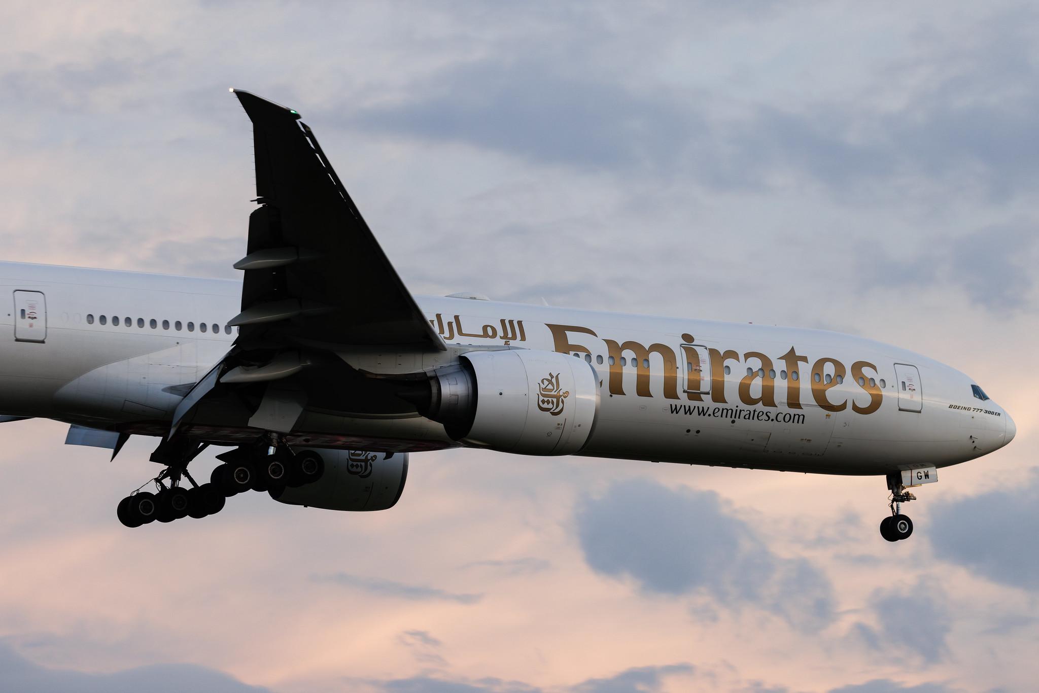Hamburg Airport: Emirates (EK / UAE) | Boeing 777-31H(ER) B77W | A6-EGW | MSN 35601