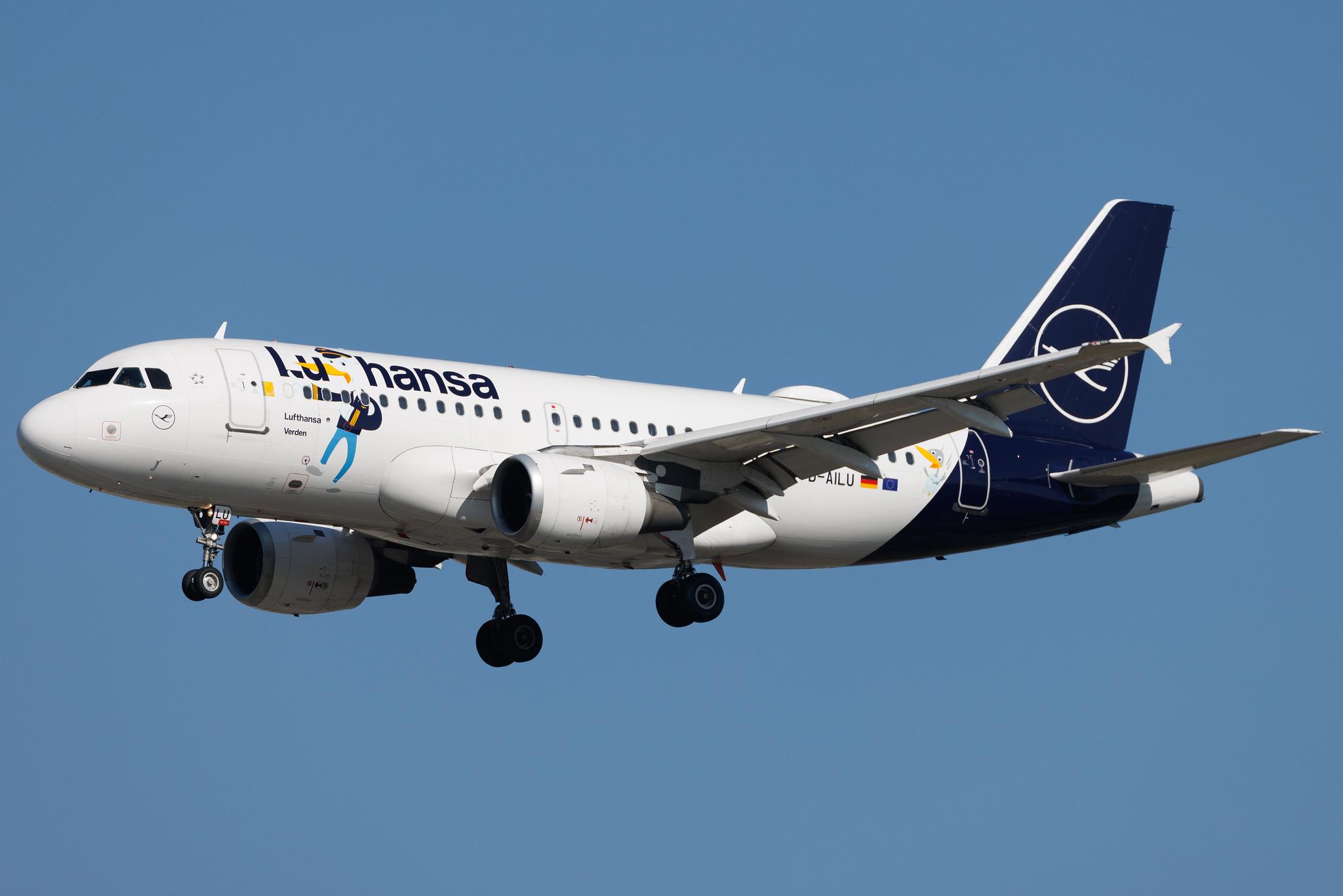 Frankfurt Airport: Lufthansa (LH / DLH) | Livery: Lu Sticker | Airbus A319-114 A319 | D-AILU | MSN 0744