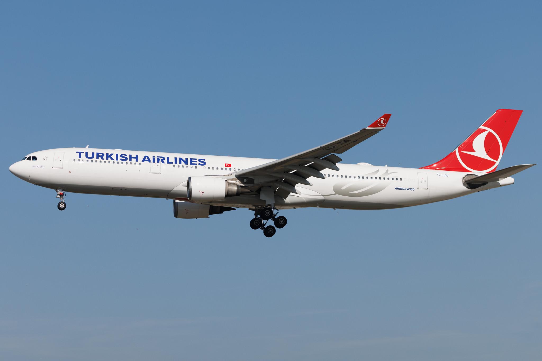 Frankfurt Airport: Turkish Airlines (TK / THY) | Airbus A330-303 A333 | TC-JOD | MSN 1529