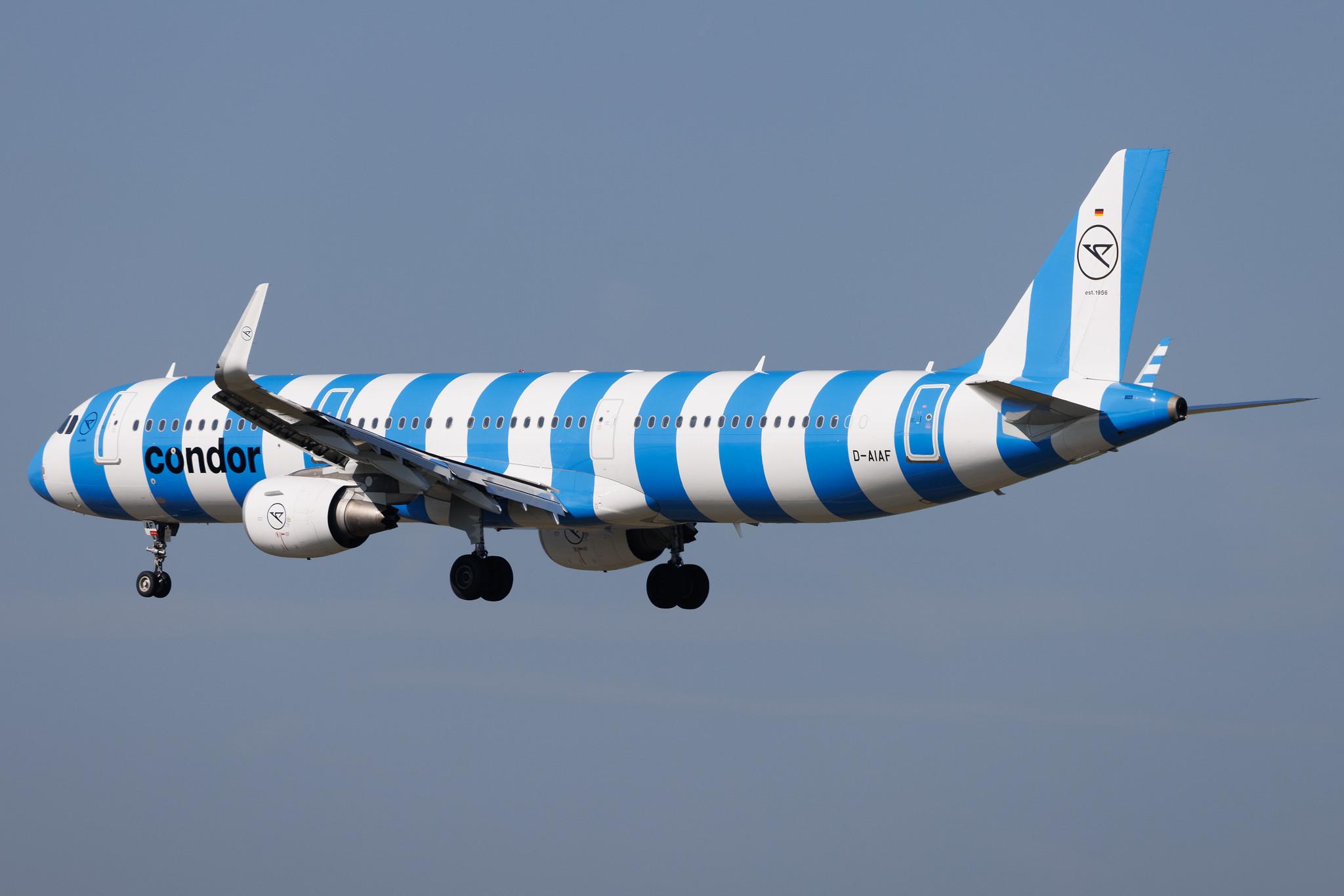Frankfurt Airport: Condor (DE / CFG) | Airbus A321-211 A321 | D-AIAF | MSN 6459