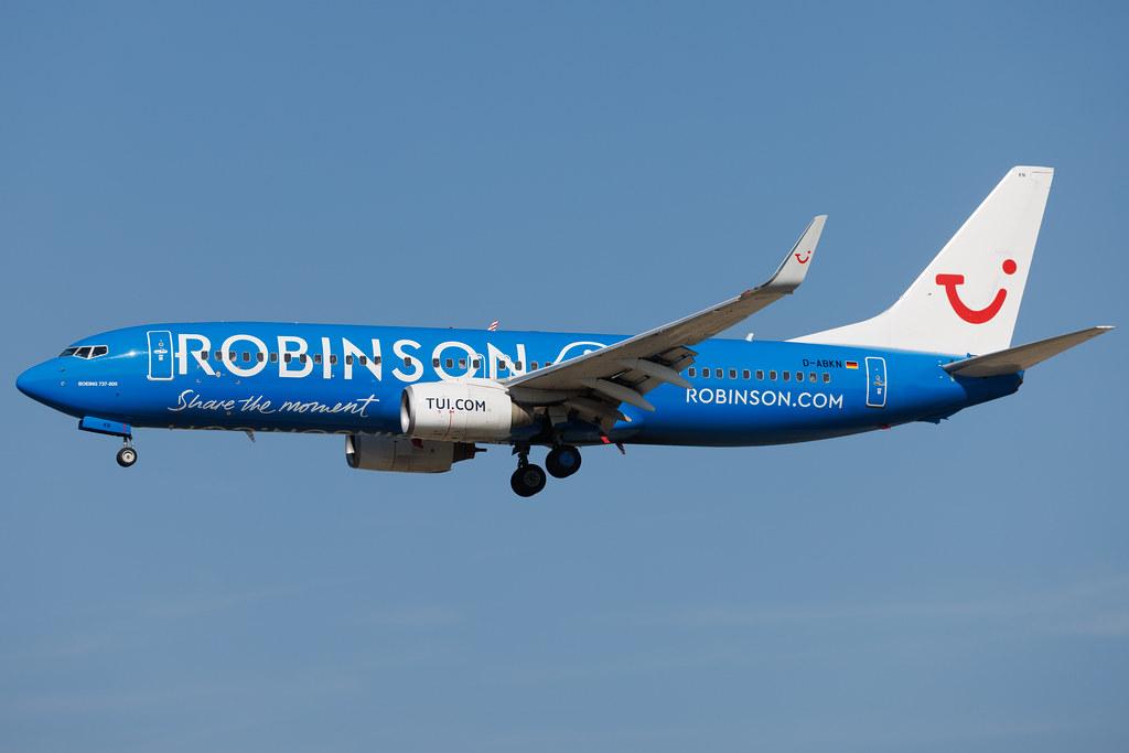 Frankfurt Airport: TUI (X3 / TUI) | Livery: Robinson Club Resorts Livery | Operator: TUI fly | Boeing 737-86J B738 | D-ABKN | MSN 37756
