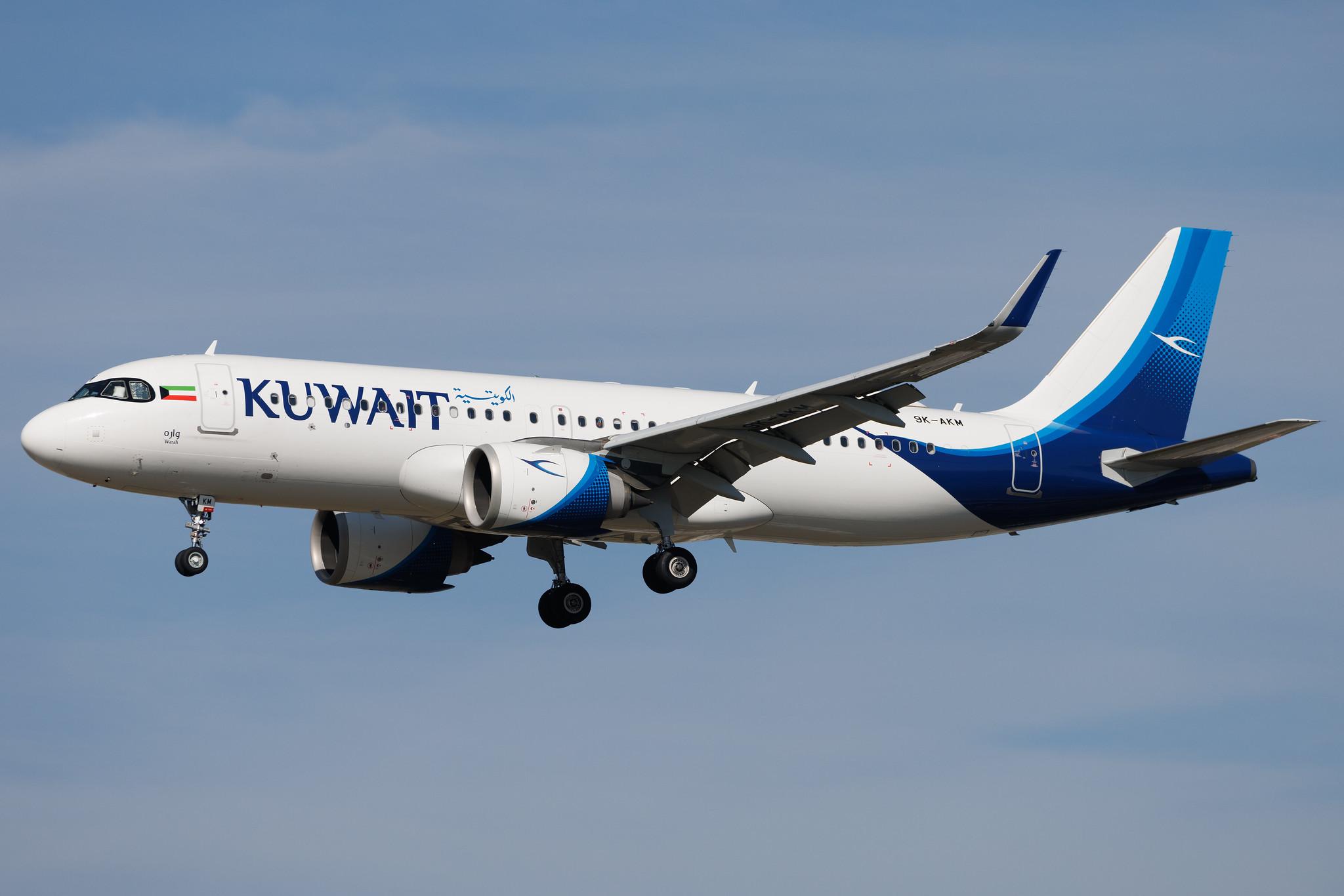 Frankfurt Airport: Kuwait Airways (KU / KAC) | Airbus A320-251N A20N | 9K-AKM | MSN 09119