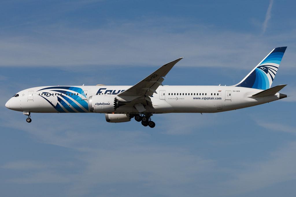 Frankfurt Airport: EgyptAir (MS / MSR) | Boeing 787-9 Dreamliner B789 | SU-GER | MSN 38798